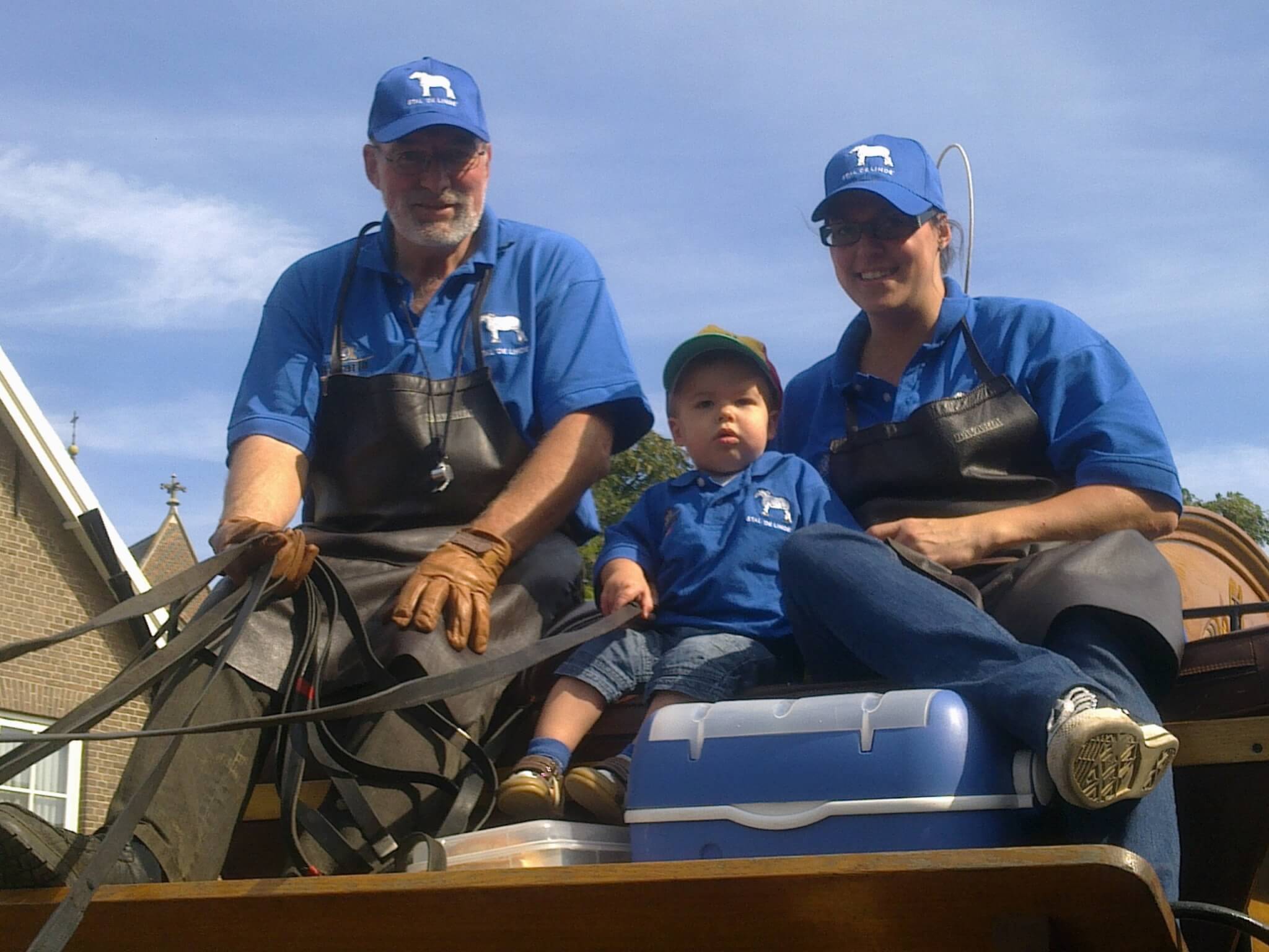 Martien Smits op bierwagen