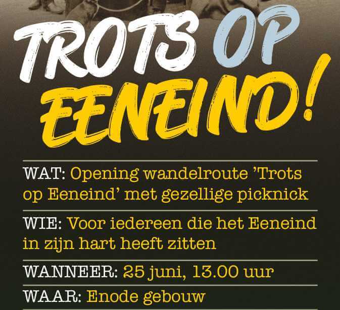 TROTS op EENEIND