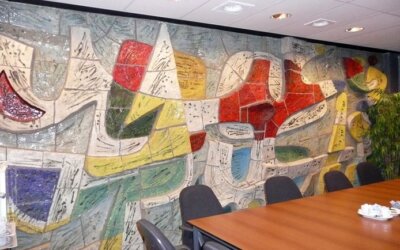 Nieuwe bestemming voor mozaïek kunstwerk van Hugo Brouwer