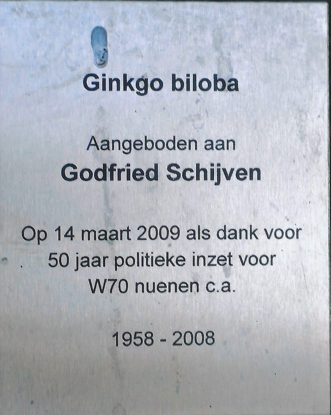 Aankondiging jubileum W70